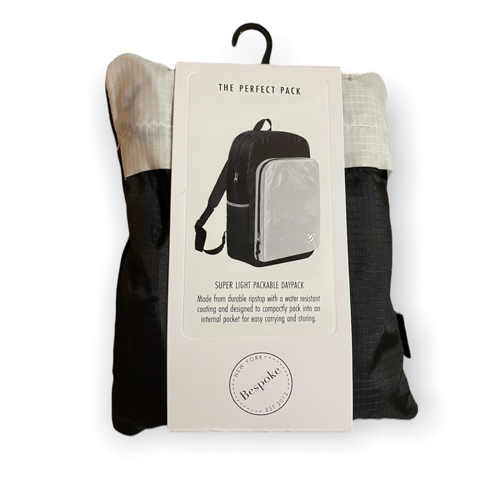 *NWT* Unisex Bespoke Two-Tone Packable Backpack